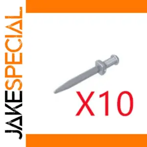 Medieval Sword Accessory for Minifigures X10