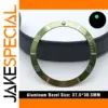 Olive Green Aluminum Watch Bezel 37.5mm