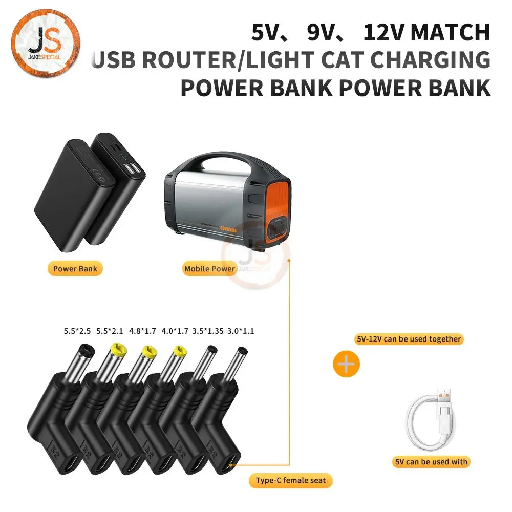 USB C PD to DC Power Connector Cable 2 USB C PD to DC Power Connector Cable - Image 2
