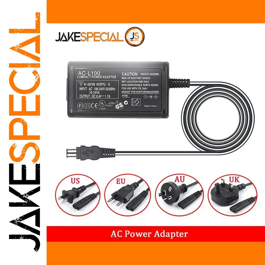 AC-L100C Power Adapter for Sony Cameras 1 AC-L100C Power Adapter for Sony Cameras