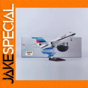 47CM Swissair 747 Airplane Model with LED Lights