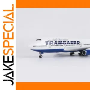 B747 Transaero Diecast Airplane Model 1/150 Scale