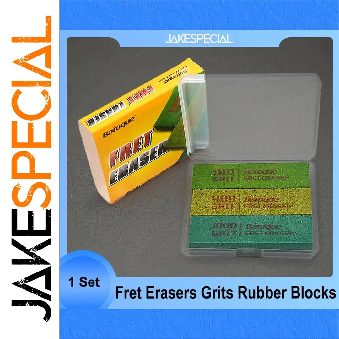 Baroque Fret Eraser Set of 3 for Guitar 1 Baroque Fret Eraser Set of 3 for Guitar