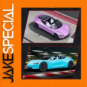 Tesla Roadster 1:24 Scale Model Car with Sound
