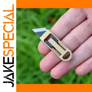 Compact Brass Pocket Knife for EDC Use