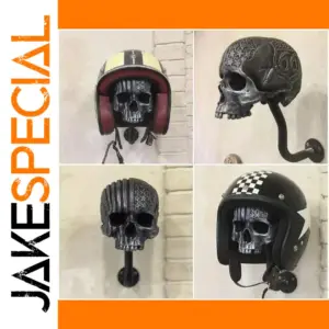 Creative Skull Design Helmet Wall Hanger
