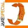 Vibrant Orange Canvas Watch Band 22mm/20mm