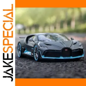 1:18 Bugatti Divo Diecast Model Black Blue