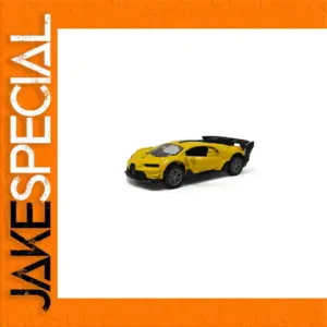 Vibrant Yellow Die-Cast Sports Car Model