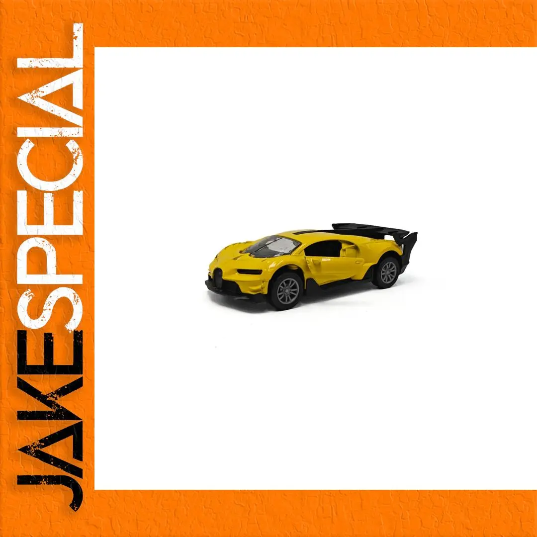 Vibrant Yellow Die-Cast Sports Car Model 1 Vibrant Yellow Die-Cast Sports Car Model