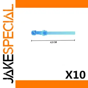 Translucent Blue Laser Weapon Building Block Set