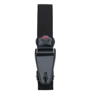 Adjustable Black Guitar Strap with Pick Holder 5 1000001188