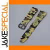 18mm Camouflage Silicone Watchband for Casio