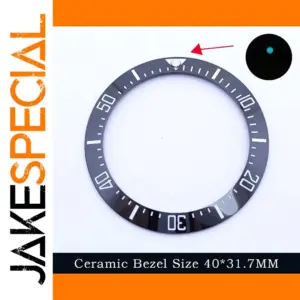 Luminous Blue-Green Ceramic Bezel for GMT Watch