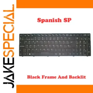 Gigabyte Sabre Spanish Keyboard Black Layout