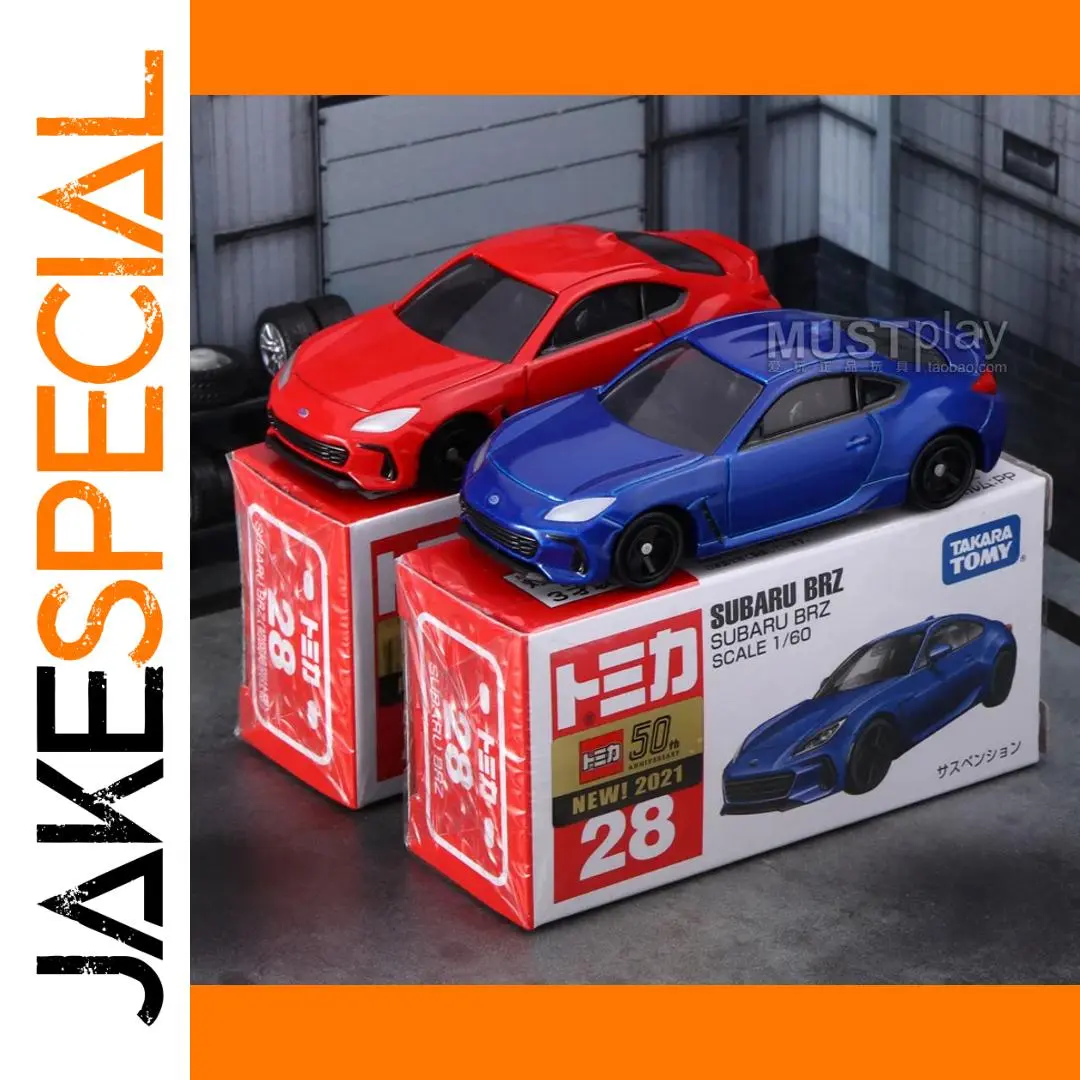 Tomica Subaru BRZ Model Car - Red and Blue 1 Tomica Subaru BRZ Model Car - Red and Blue