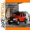 1:32 Scale Orange Land Rover Defender Model