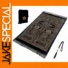 Elegant Prayer Mat Set with Beads and Bag