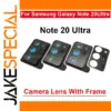 Black Silver Camera Lens Replacement for Note 20 Ultra