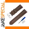 Universal Silicone Watch Band in Coffee Silver