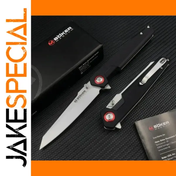 Boker Magnum Tactical Folding Knife 440B