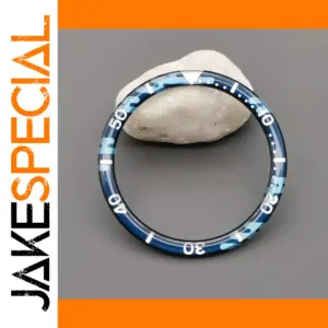 39mm Flat Blue Resin Bezel Insert for SKX 6105 6309