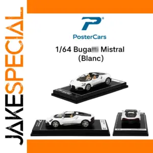 Poster Cars 1:64 Bugatti Mistral Diecast Model