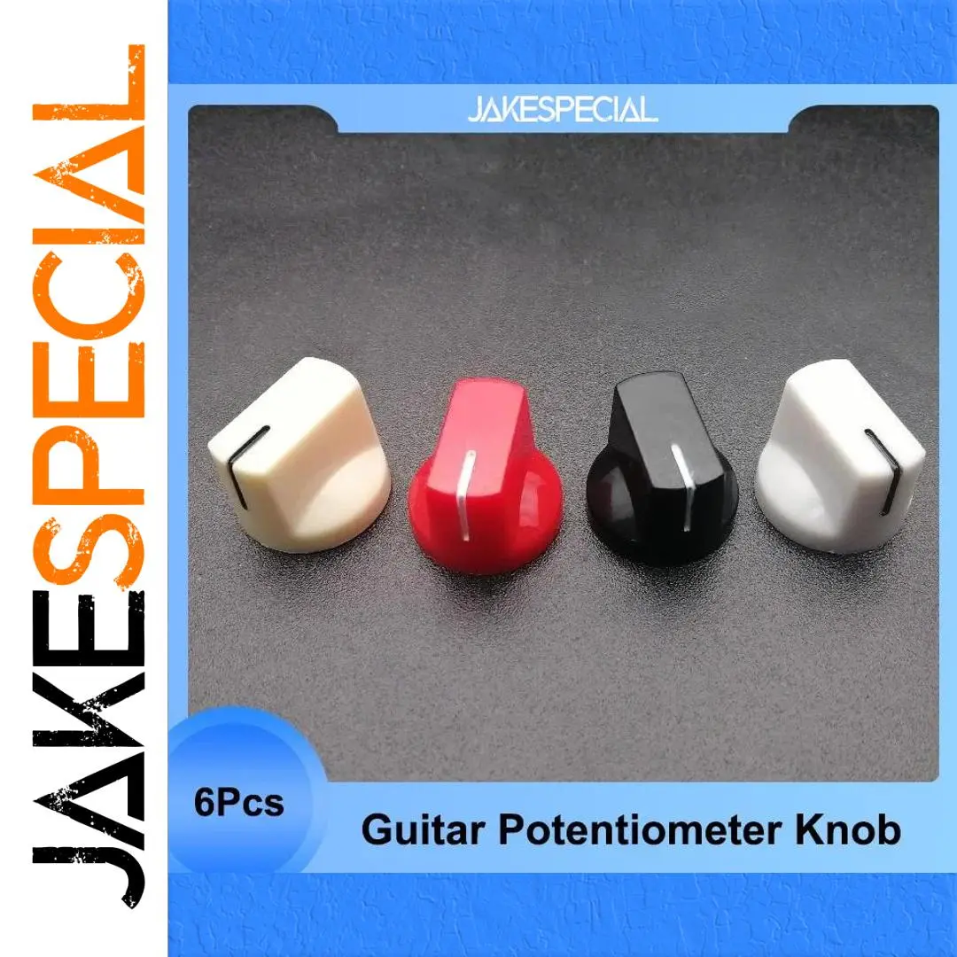 Vibrant 6-Color Electric Guitar Potentiometer Knobs 1 Vibrant 6-Color Electric Guitar Potentiometer Knobs