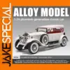 1:24 Scale Phantom Vintage Car Model with Lights