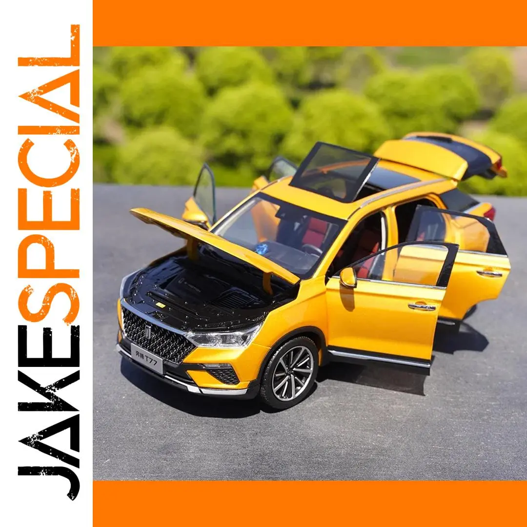 FAW Bestune T77 Yellow Diecast Model SUV 1:18 1 FAW Bestune T77 Yellow Diecast Model SUV 1:18
