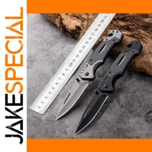 Stainless Steel Folding Camping Knife 22cm