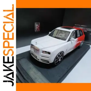 Rolls Royce Cullinan 1:18 Scale Model Red White