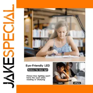 Dimmable 10W LED Desk Lamp with Clamp