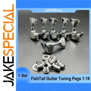 Fish Tail Style Guitar Tuners 1:18 Gear Ratio