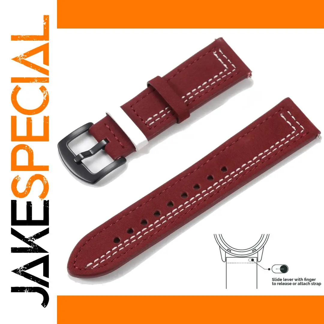 Vintage Genuine Leather Watchband for Smart Watches 1 Vintage Genuine Leather Watchband for Smart Watches