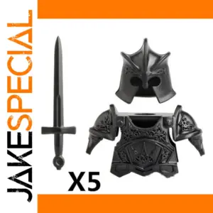Medieval Soldier Themed Building Block Set