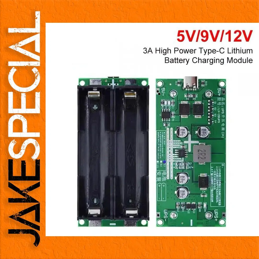 3A 18650 Lithium Battery Boost Module 1 3A 18650 Lithium Battery Boost Module