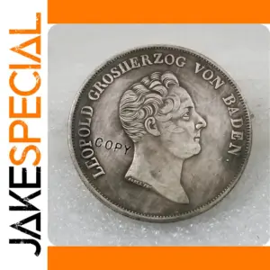 1836 Baden Durlach Mining Taler Coin Replica