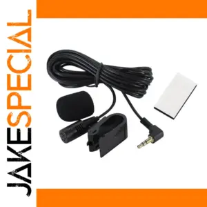 Car Audio Microphone with 3.5mm Jack and 3m Cable