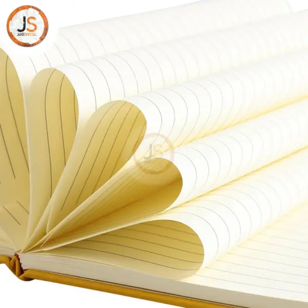 Solid Color Faux Leather Notebook A6 Size - Image 4