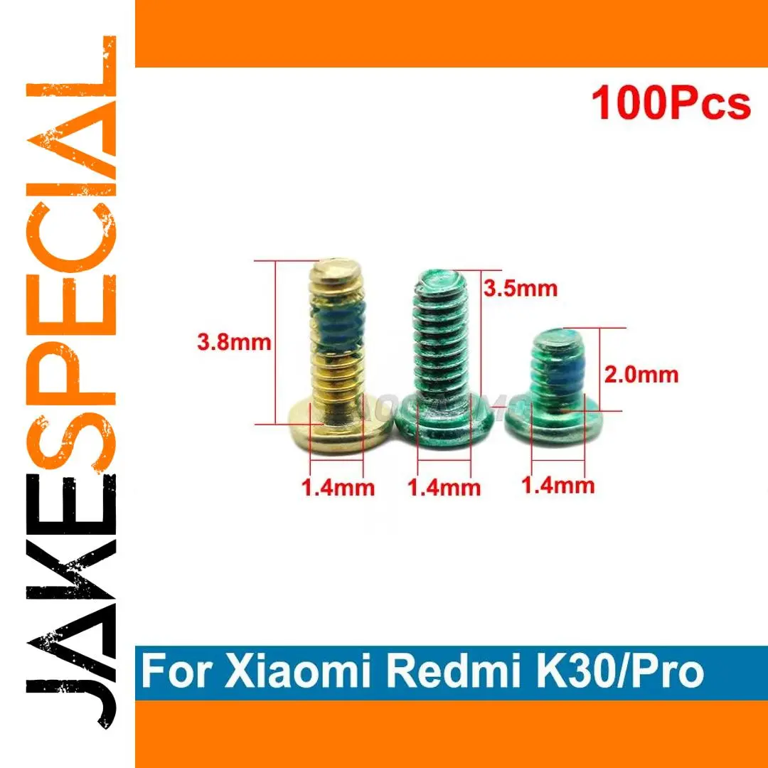 100Pcs Screws for Xiaomi Redmi K30/K30 Pro 1 100Pcs Screws for Xiaomi Redmi K30/K30 Pro