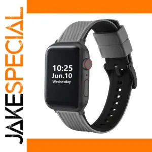 Smokey Black Silicone Strap for Apple Watch