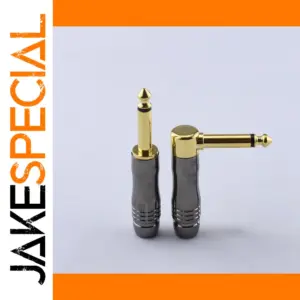 Brass Mono Jack Plug Connector 1/4 Inch