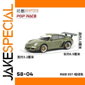 POP RACE 1:64 Porsche SINGER 964 Targa Model