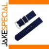 Navy Blue Nylon NATO Watchband Strap 18-24mm