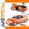 1995 Toyota Supra Diecast Model in Orange