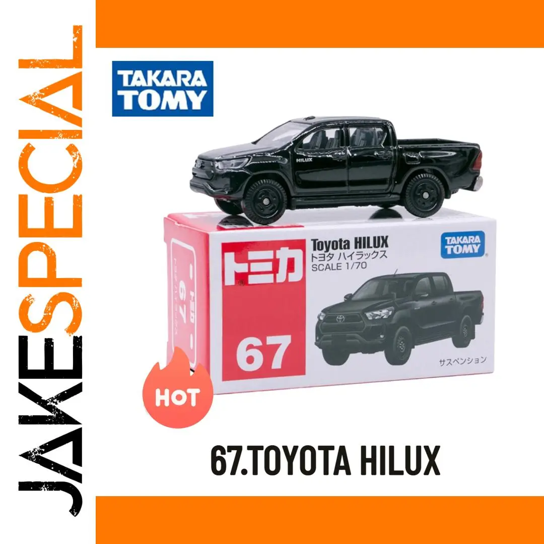Diecast Toyota Hilux Model by Takara Tomy 1 Diecast Toyota Hilux Model by Takara Tomy