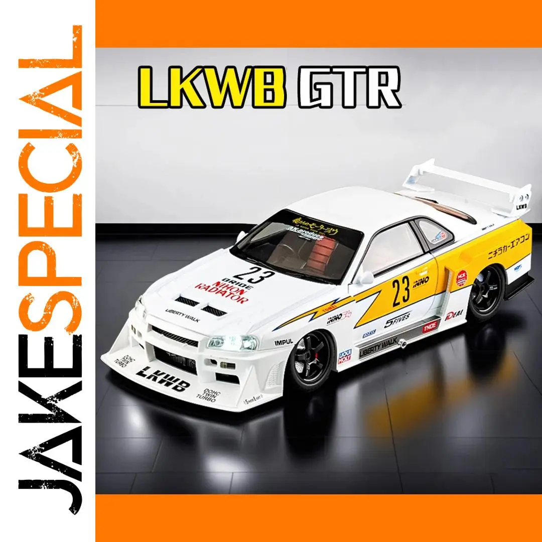 1:18 Nissan GTR R34 S15 LBWK Diecast Model Car 1 1:18 Nissan GTR R34 S15 LBWK Diecast Model Car