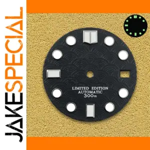 NH35/NH36 Compatible Watch Dial 28.5mm Black