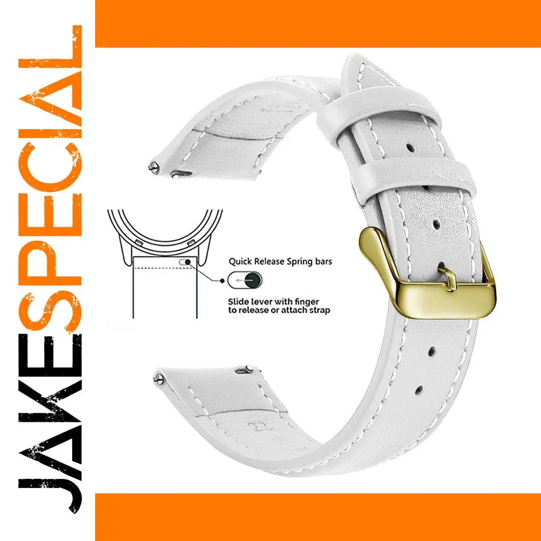 Genuine Leather Watch Band for Smart/Traditional Watches 1 Genuine Leather Watch Band for Smart/Traditional Watches